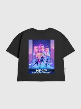 Camiseta infantil con diseño gráfico de «Demon Hunters» de K-Pop