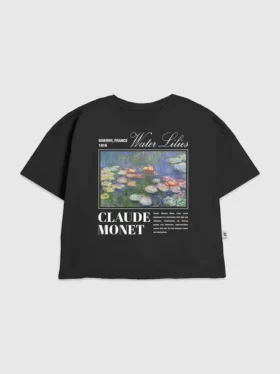 Camiseta infantil con diseño gráfico de «Los nenúfares» de Monet