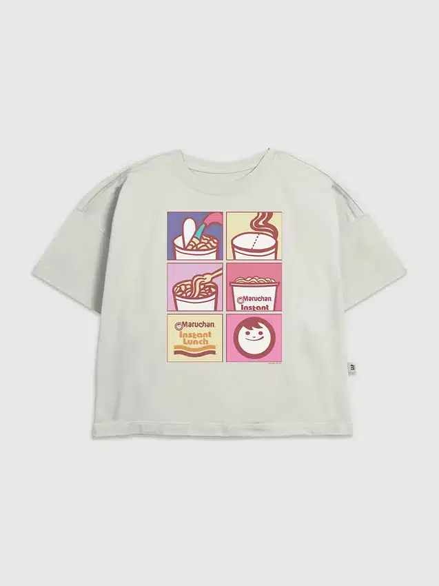 Camiseta infantil con diseño gráfico de rejilla de fideos Maruchan