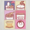 Camiseta infantil con diseño gráfico de rejilla de fideos Maruchan
