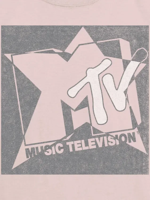 Camiseta infantil con diseño «Grunge Star» de MTV