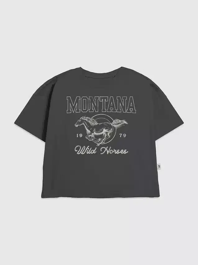 Camiseta infantil con diseño «Montana Wild Horse»
