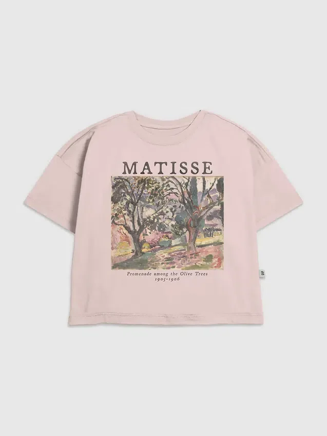 Camiseta infantil con diseño «Olivos de Matisse»