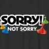 Camiseta infantil con diseño «Sorry»