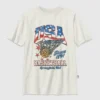 Camiseta infantil con diseño vintage de baloncesto