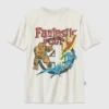 Camiseta infantil con diseño vintage de Los Cuatro Fantásticos