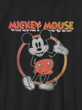Camiseta infantil con diseño vintage de Mickey y sus amigos