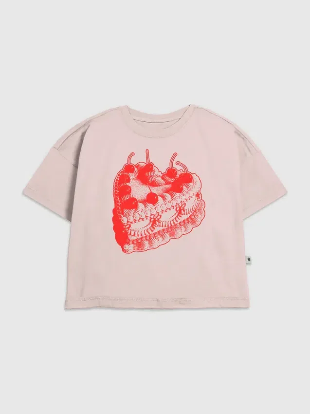 Camiseta infantil con diseño «Vintage Heart Cake»