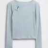 Camiseta infantil con lazo de punto elástico