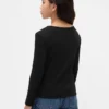Camiseta infantil con lazo de punto elástico