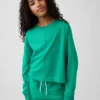 Camiseta infantil de peso pesado con costuras oversize