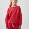 Camiseta infantil de peso pesado con costuras oversize