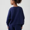 Camiseta infantil de peso pesado con costuras oversize