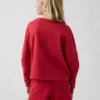 Camiseta infantil de peso pesado con costuras oversize