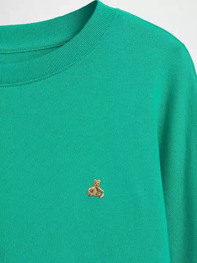 Camiseta infantil de peso pesado con costuras oversize