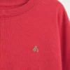 Camiseta infantil de peso pesado con costuras oversize