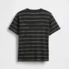 Camiseta infantil de rayas de corte holgado