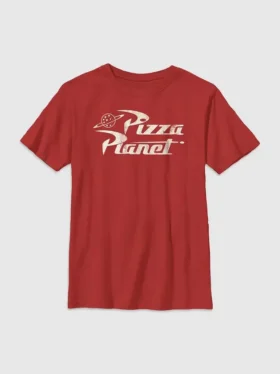 Camiseta infantil de Toy Story con diseño de pizza vintage