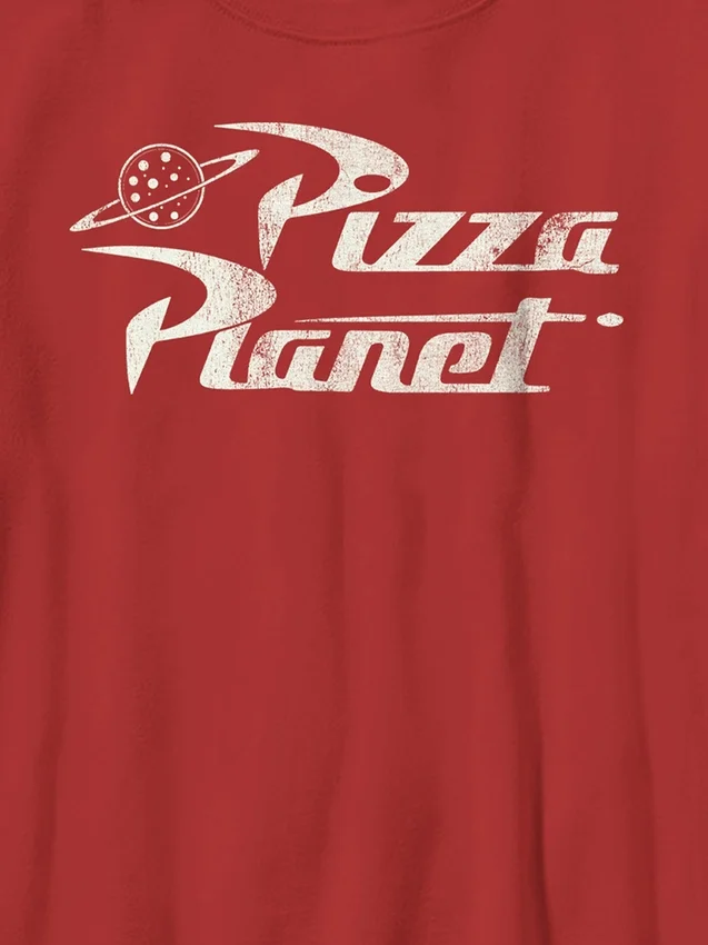 Camiseta infantil de Toy Story con diseño de pizza vintage