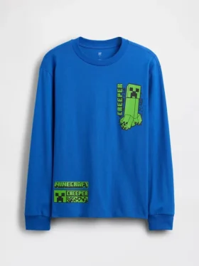 Camiseta infantil holgada con diseño gráfico