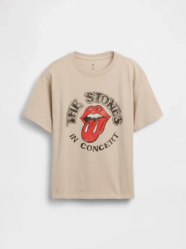 Camiseta infantil holgada con diseño gráfico