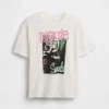 Camiseta infantil holgada con diseño gráfico
