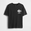 Camiseta infantil holgada con diseño gráfico