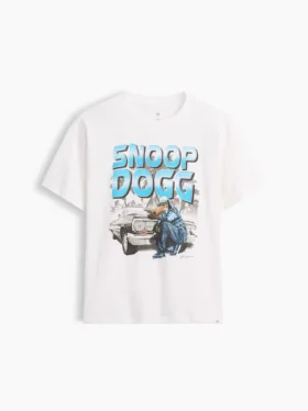 Camiseta infantil holgada con diseño gráfico
