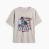 Camiseta infantil holgada con diseño gráfico