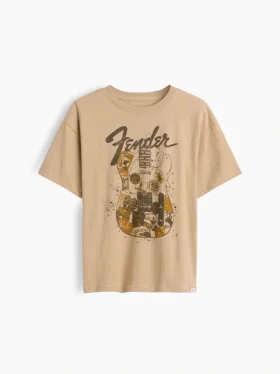 Camiseta infantil holgada con diseño gráfico