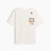Camiseta infantil holgada con diseño gráfico