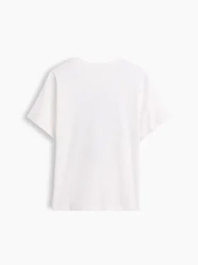 Camiseta infantil holgada con diseño gráfico