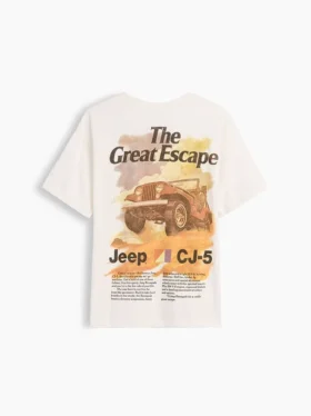 Camiseta infantil holgada con diseño gráfico