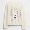 Camiseta infantil oversize con diseño gráfico