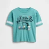 Camiseta infantil oversize con diseño gráfico