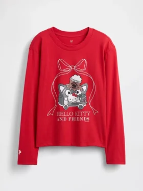 Camiseta infantil oversize con diseño gráfico