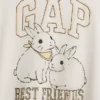 Camiseta infantil oversize con logo gráfico