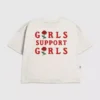 Camiseta infantil para niñas con diseño «Support Girls»