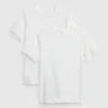Camiseta interior de algodón orgánico para niños (paquete de 2)