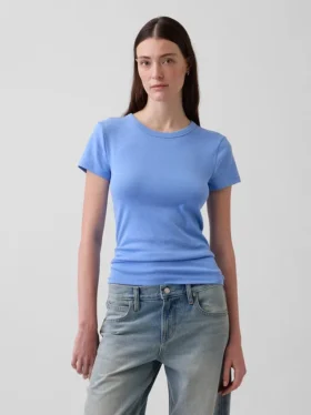 Camiseta moderna de cuello redondo