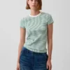 Camiseta moderna de cuello redondo
