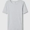 Camiseta moderna de cuello redondo