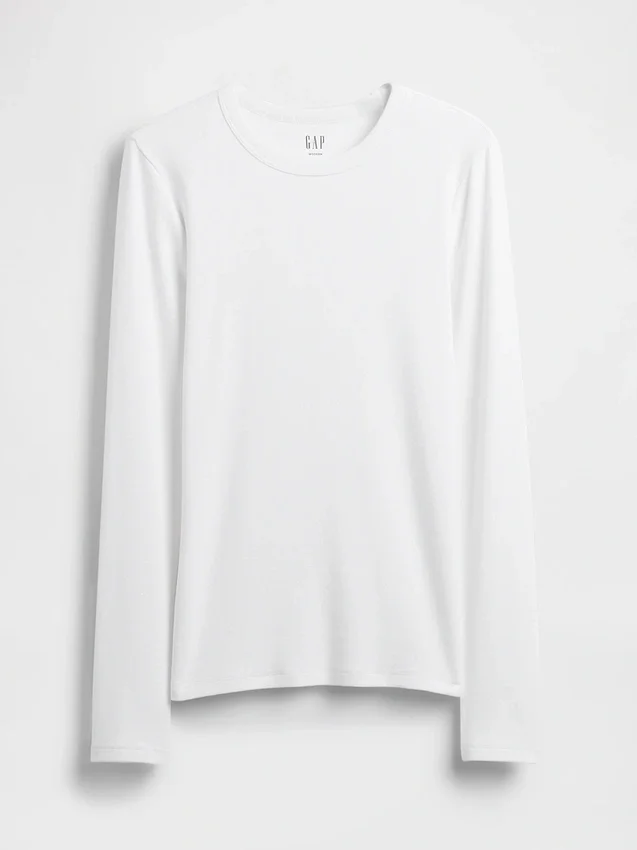 Camiseta moderna de cuello redondo