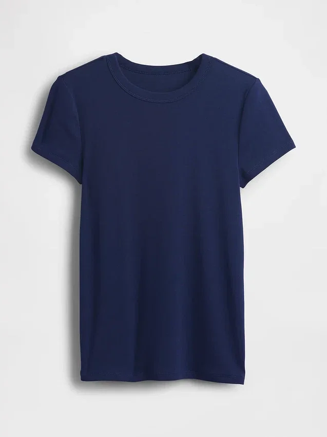 Camiseta moderna de cuello redondo