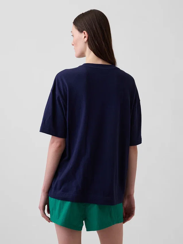 Camiseta oversize con el logotipo del oso Brannan