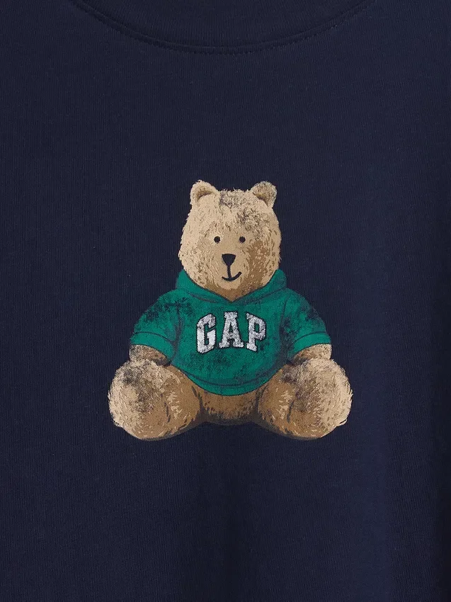 Camiseta oversize con el logotipo del oso Brannan