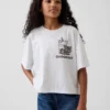 Camiseta oversize de corte cuadrado de Hello Kitty para niños