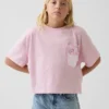 Camiseta oversize de corte cuadrado de Hello Kitty para niños