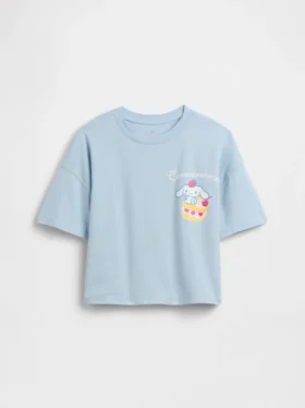 Camiseta oversize de corte cuadrado de Hello Kitty para niños