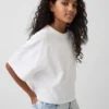 Camiseta oversize de corte cuadrado para niños